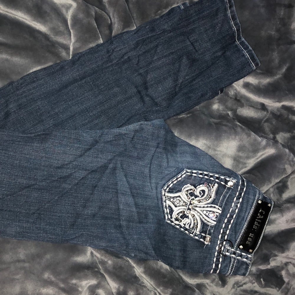 Rhinestone jeans
